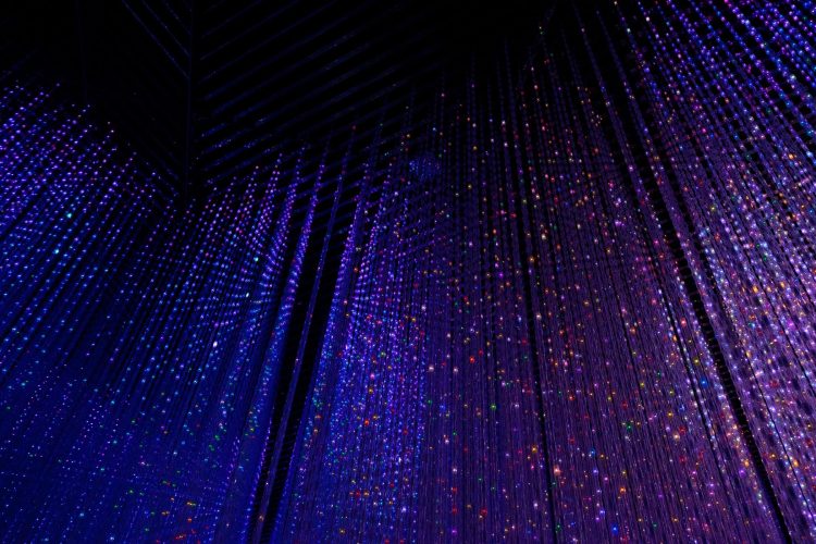 LED Lights, Team Lab Digital Art Museum, Tokyo, Japan, August 2019 (Akshay Nanavati)